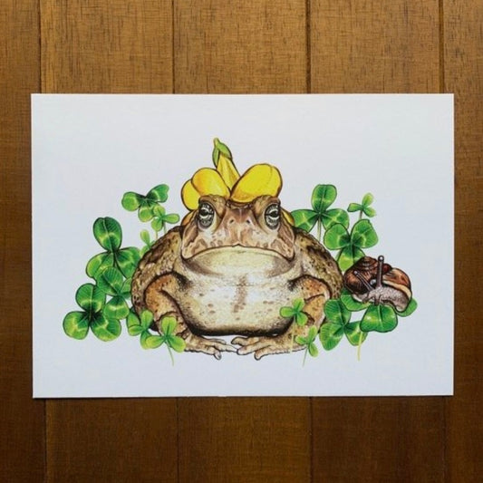 Toad's Party Print (5" x 7")