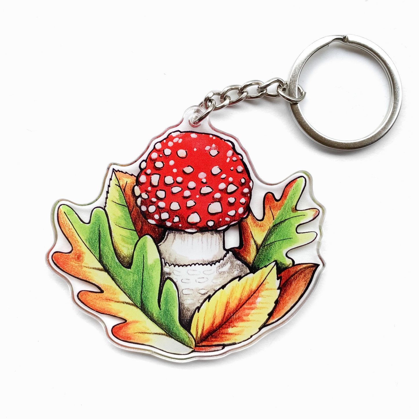 Fly Agaric Keychain