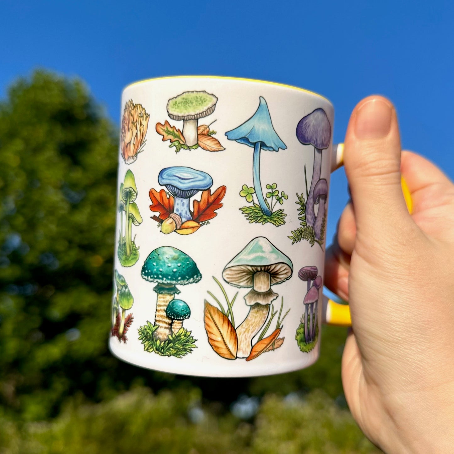 Rainbow Mushroom Mug