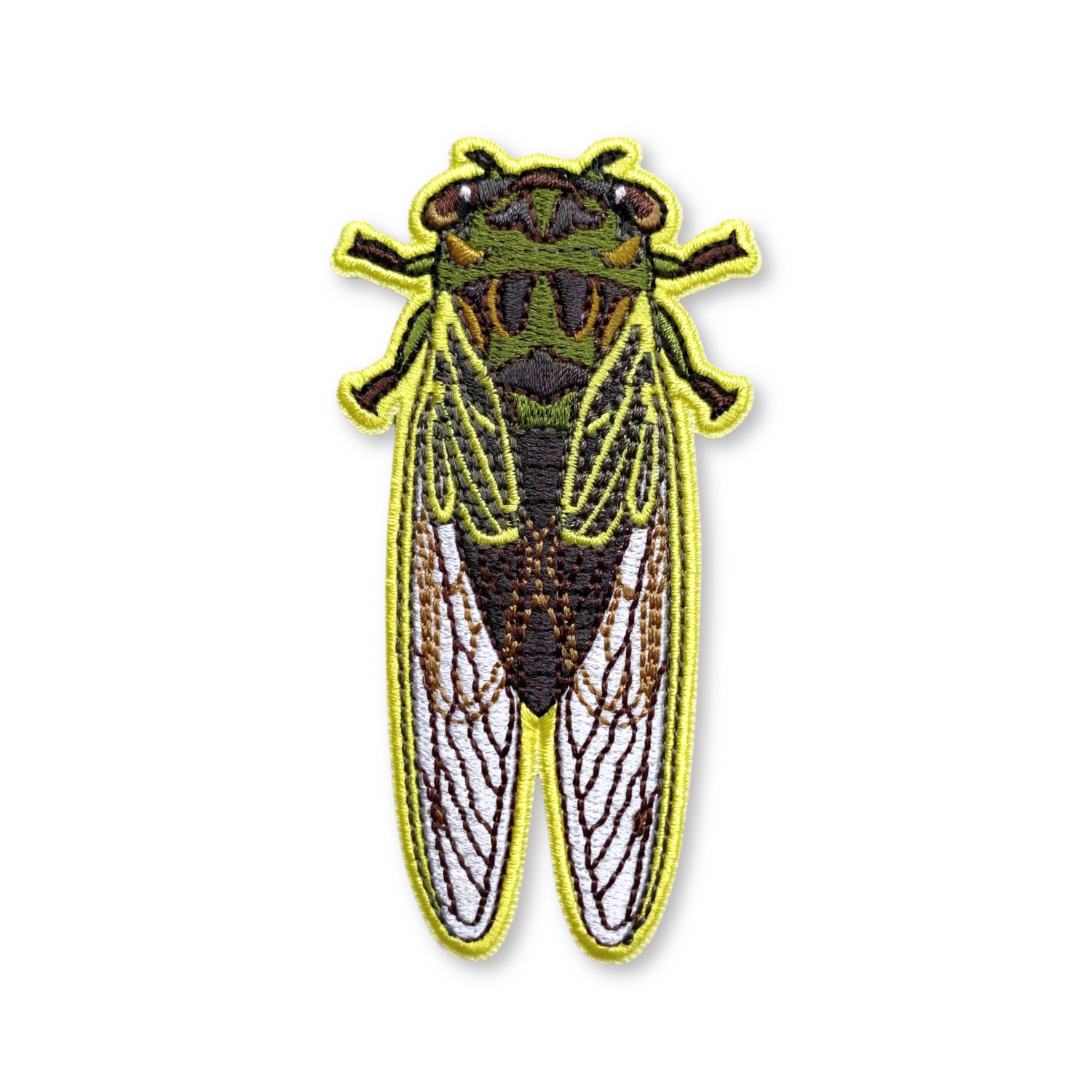 Linne's Cicada Iron-On Embroidered Patch – Allison Stoiser Art