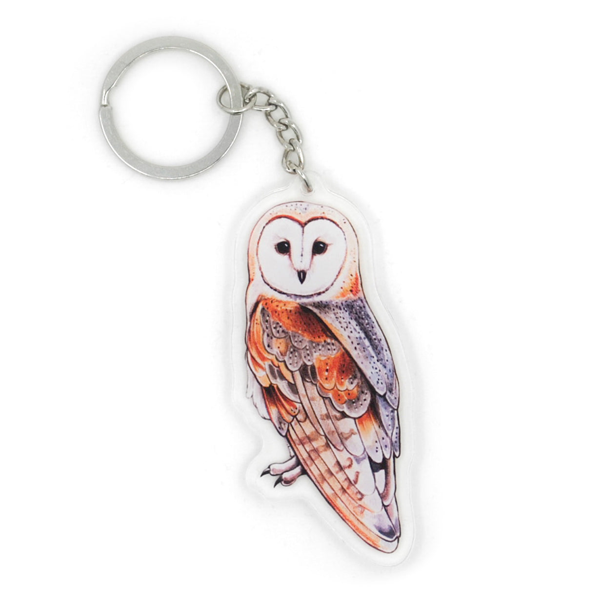 Barn Owl Keychain
