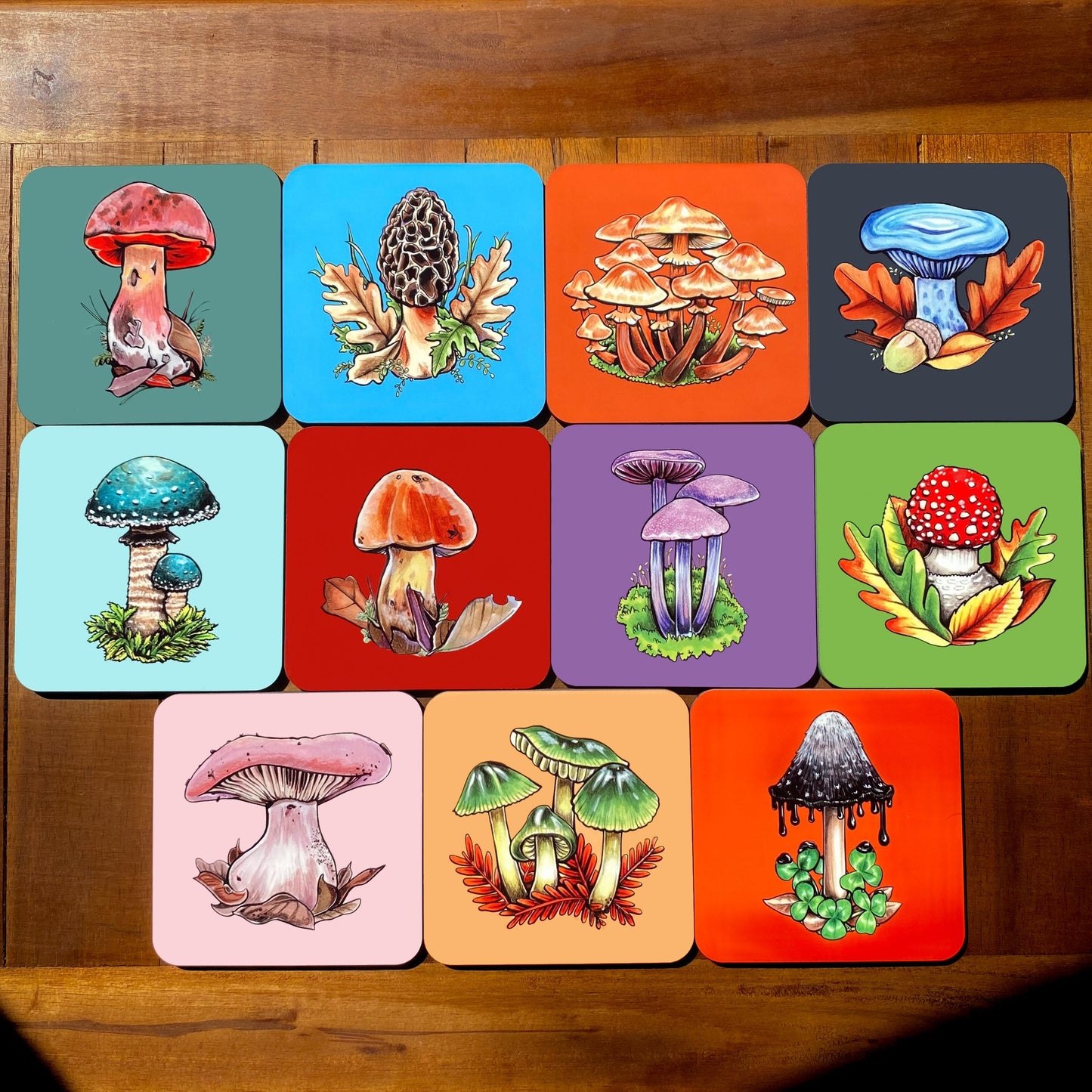Mushroom Coasters (Individual)