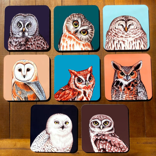 Owl coasters