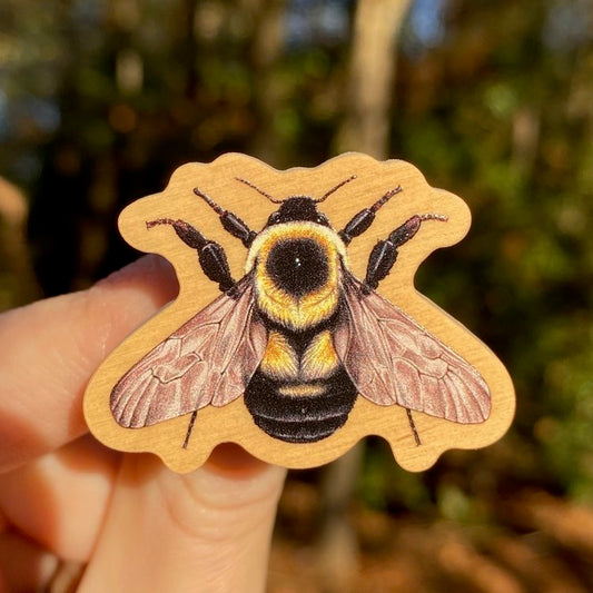 Two-spotted Bumble Bee Pin