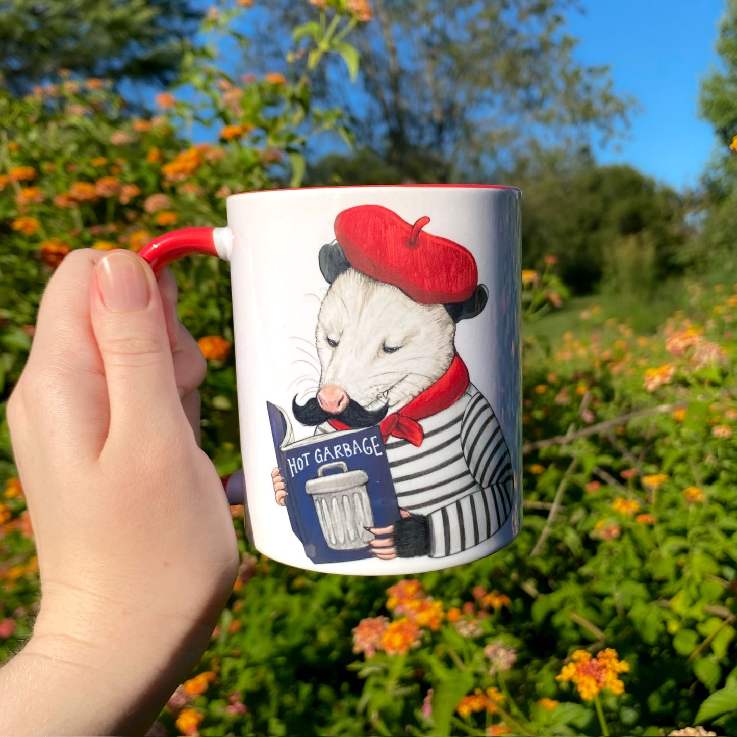 Trash Connoisseur Opossum 11 oz Ceramic Mug