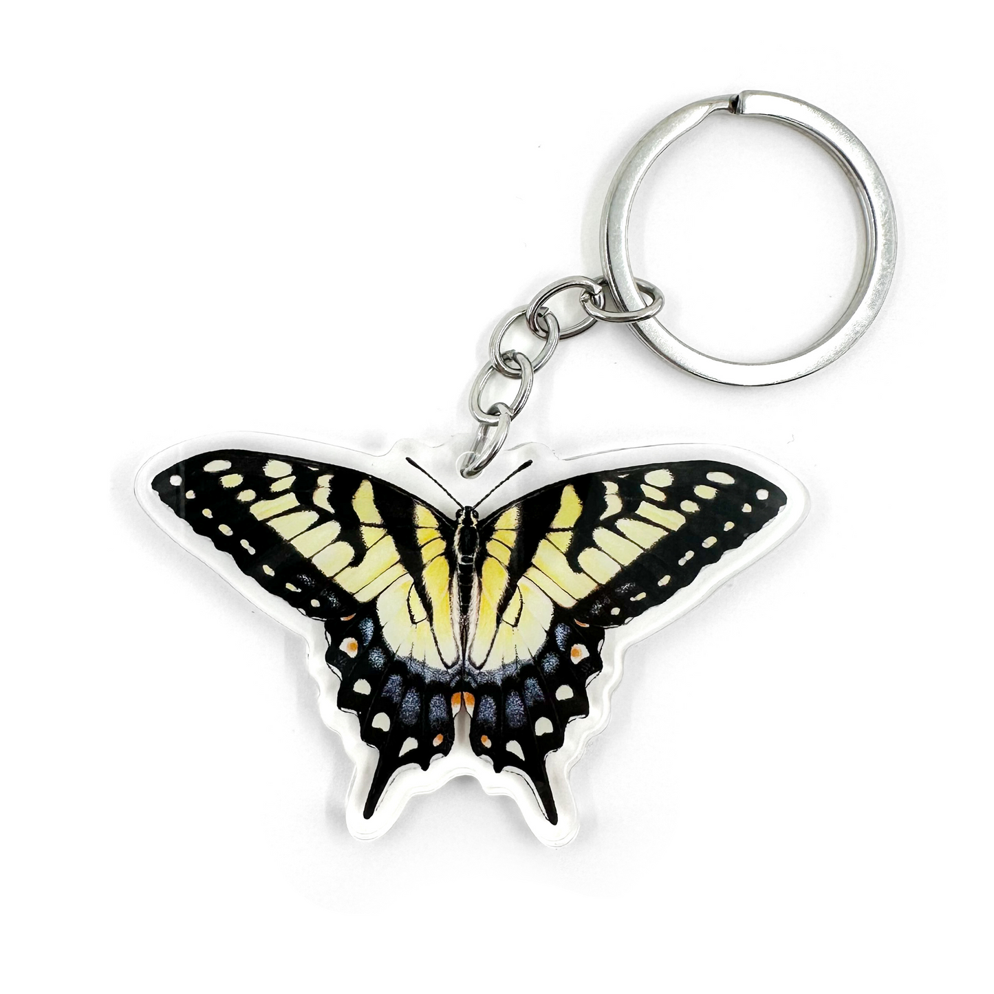 Eastern Tiger Swallowtail Butterfly Keychain