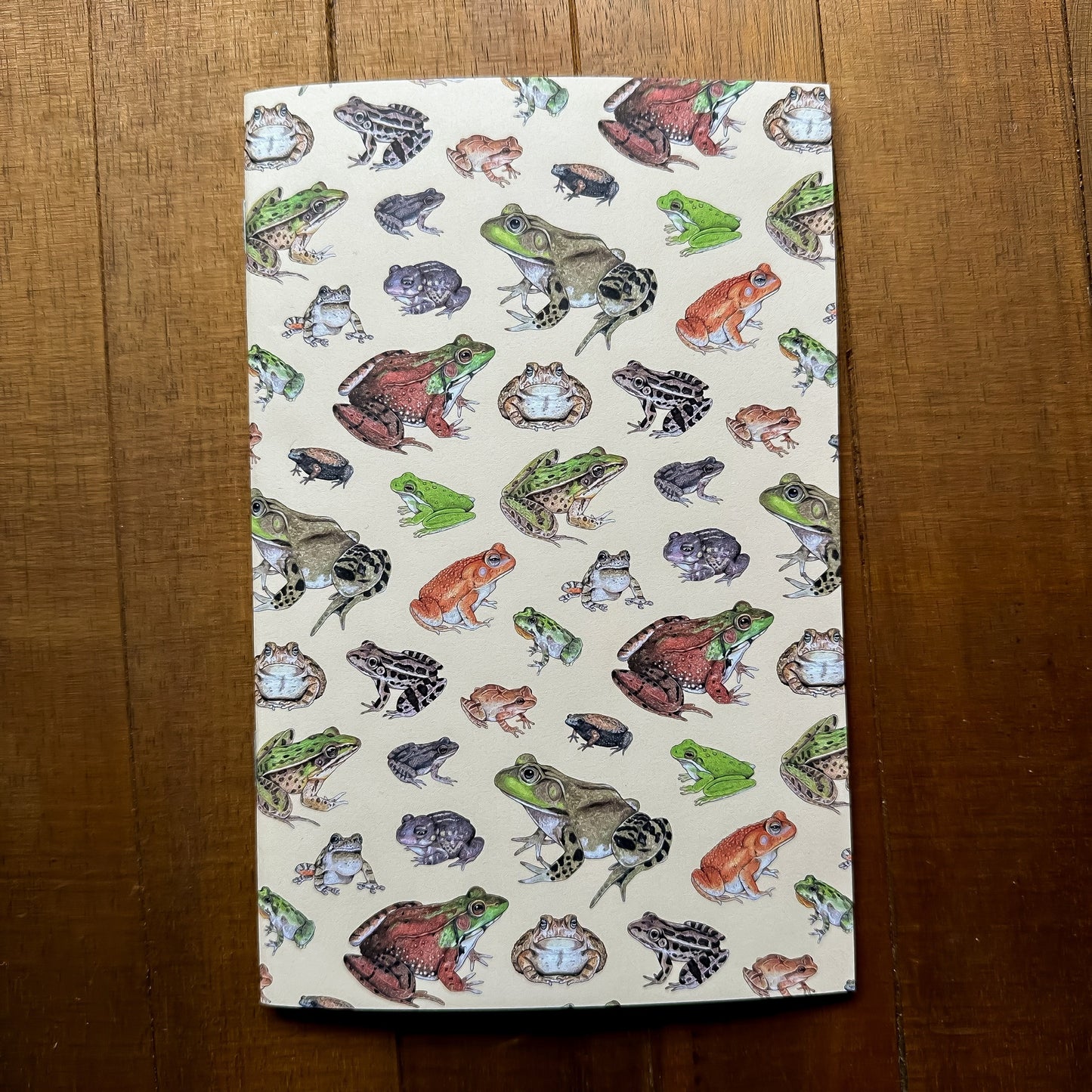 Frogs and Toads Handmade 5" x 8" Journal (Dotted)
