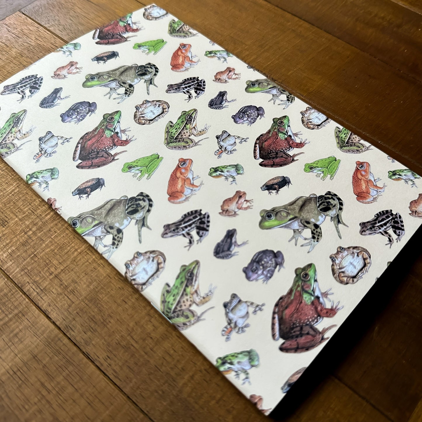 Frogs and Toads Handmade 5" x 8" Journal (Dotted)