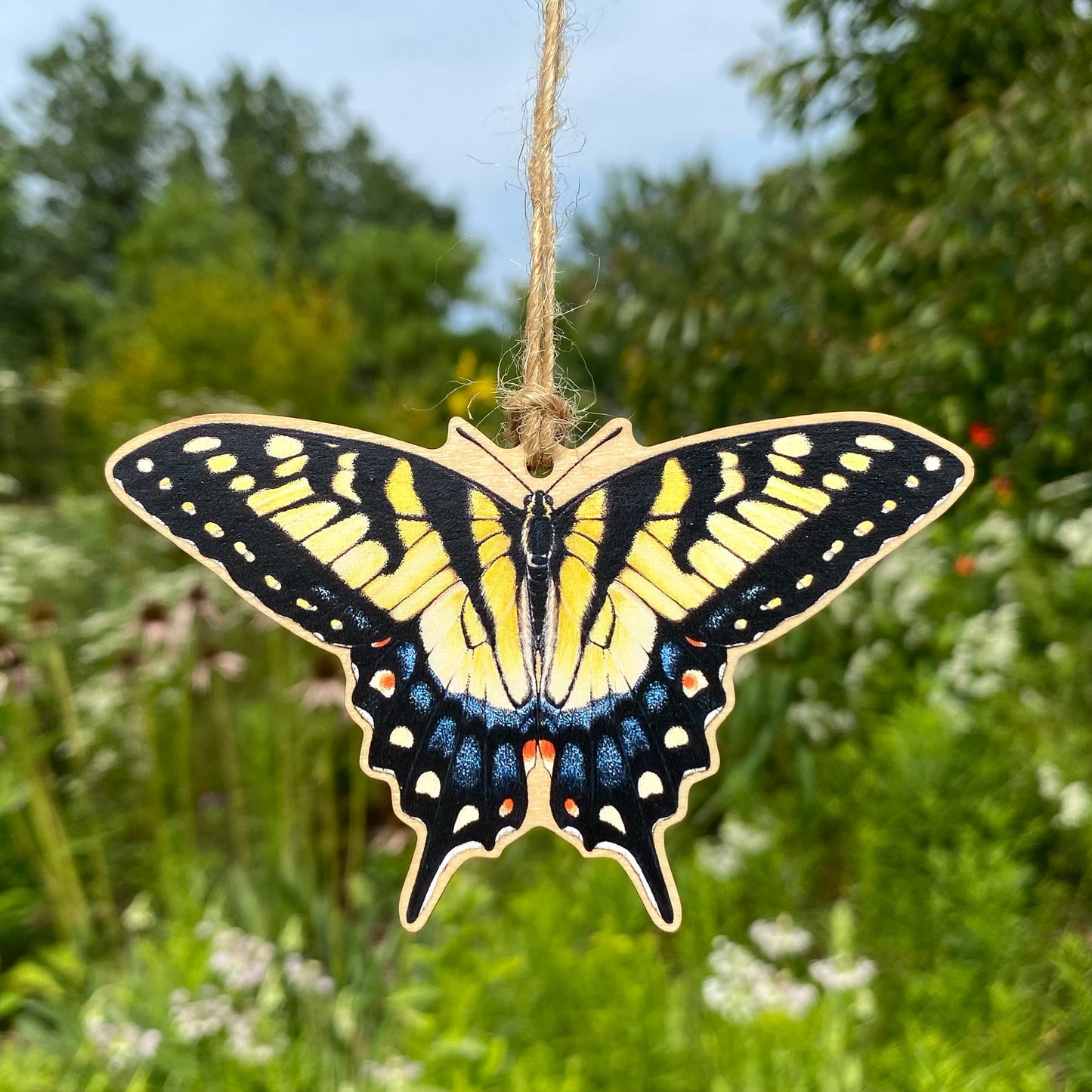 Eastern Tiger Swallowtail Wood Print Ornament