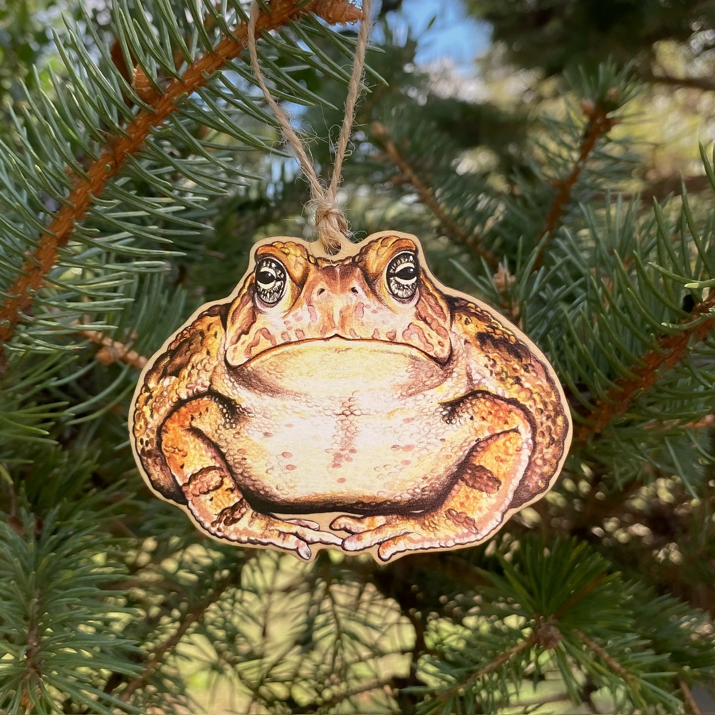 Fowler’s Toad Ornament