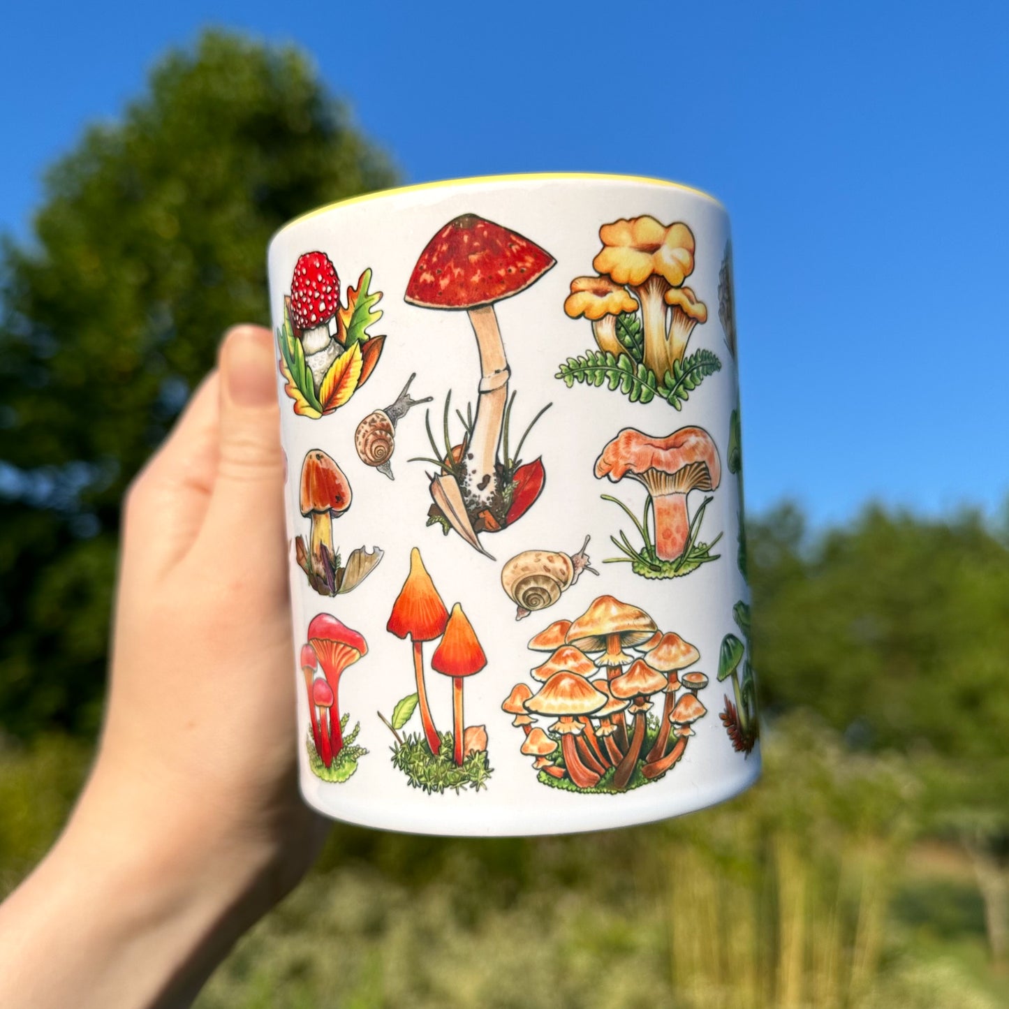 Rainbow Mushroom Mug