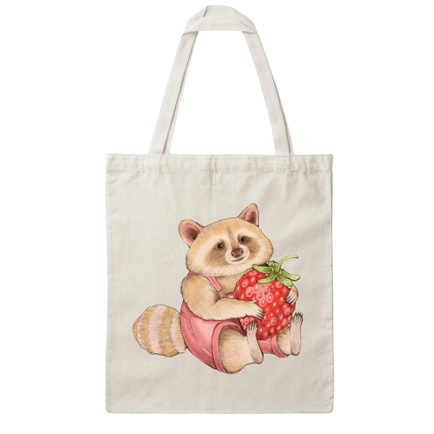 Strawberry Blond Raccoon Tote Bag