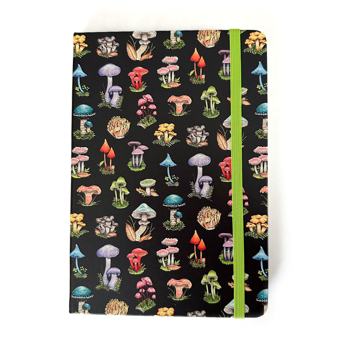 Rainbow Mushrooms A5 Hardcover Journal