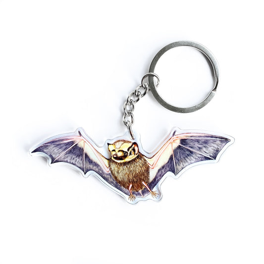 Hoary Bat Keychain