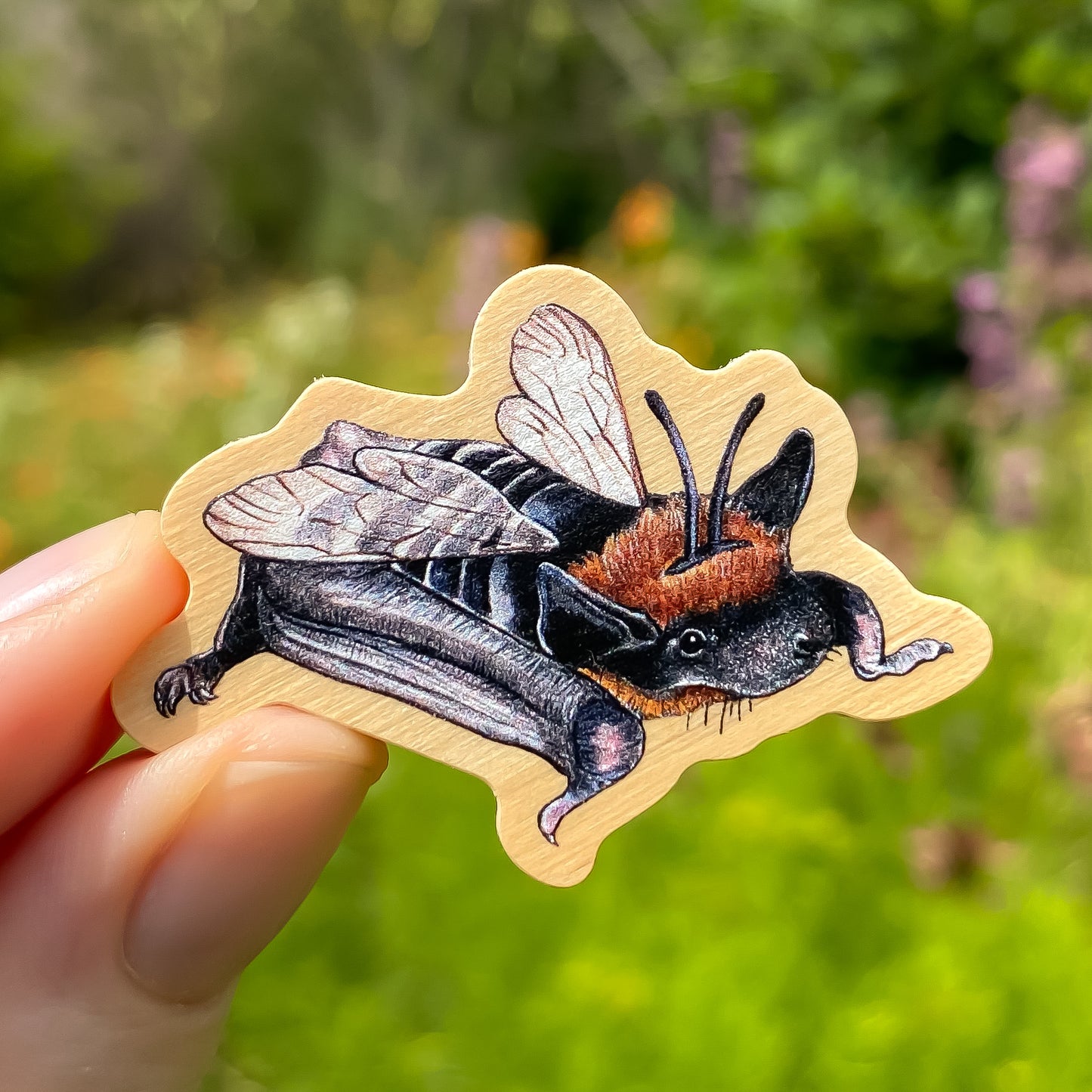 Bee Bat Pin