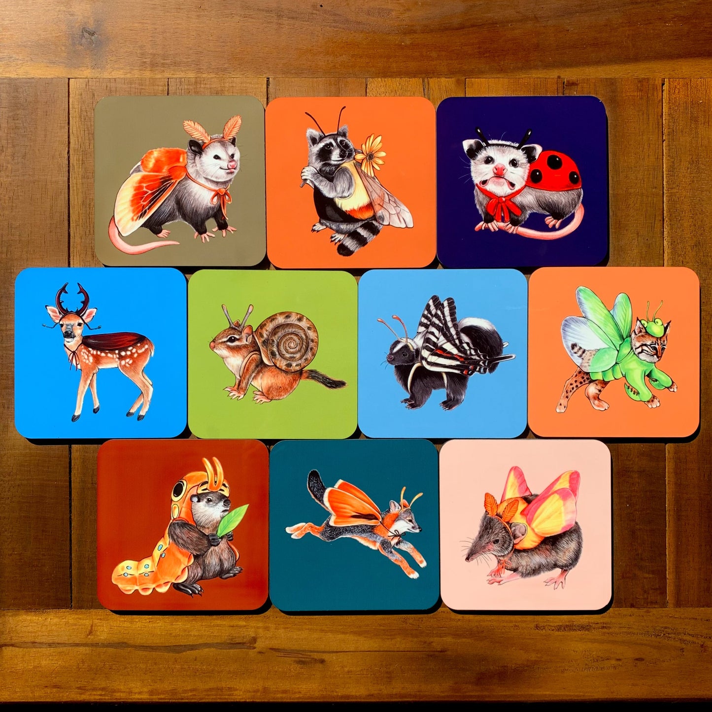 Costume Creature Coasters (Entire Set)