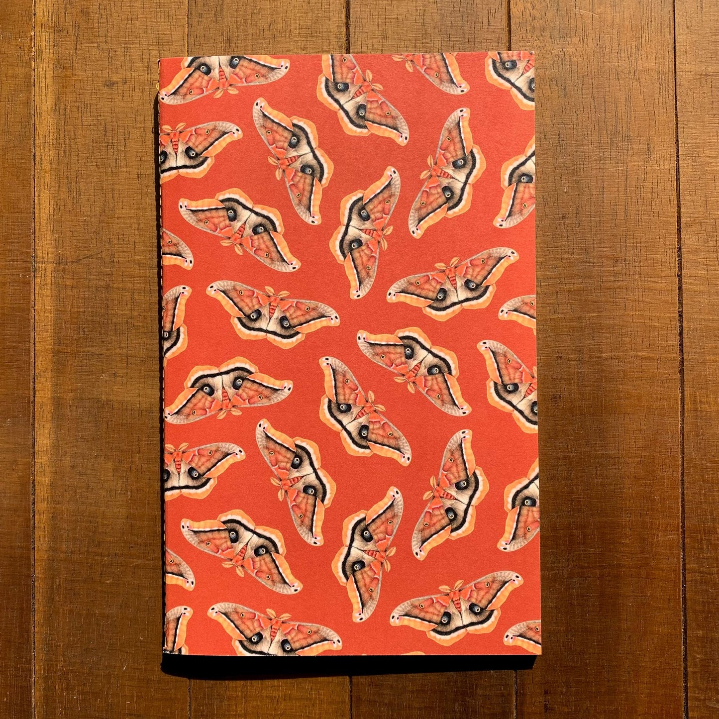 Polyphemus Moth Handmade 5" x 8" Journal (Dotted)