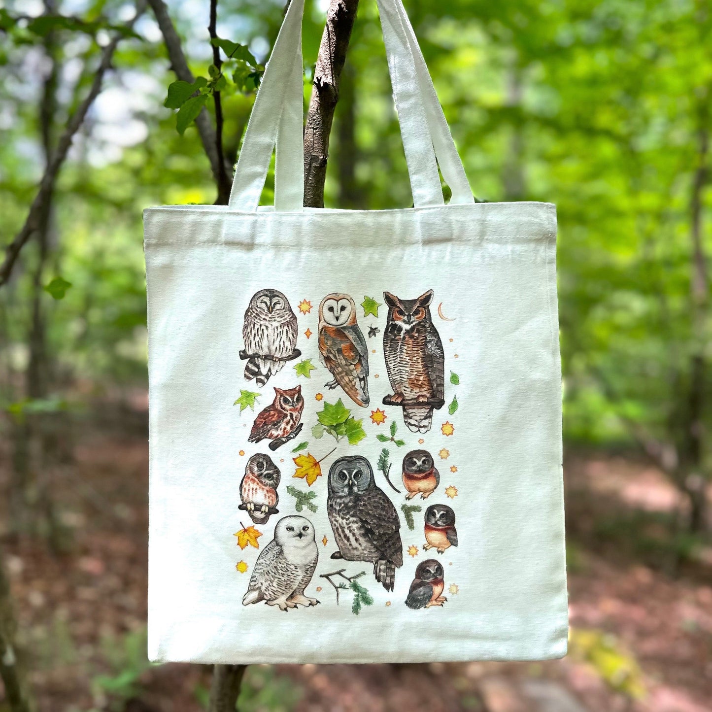 Owls of the Eastern United States Tote Bag