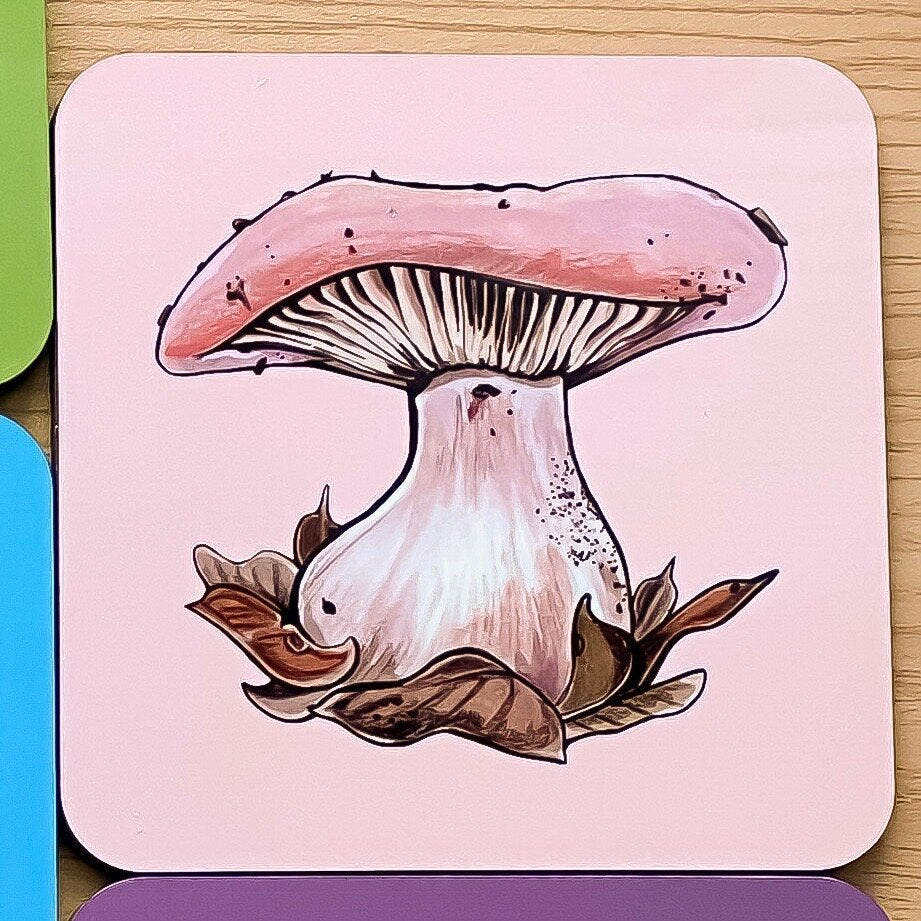 Mushroom coasters