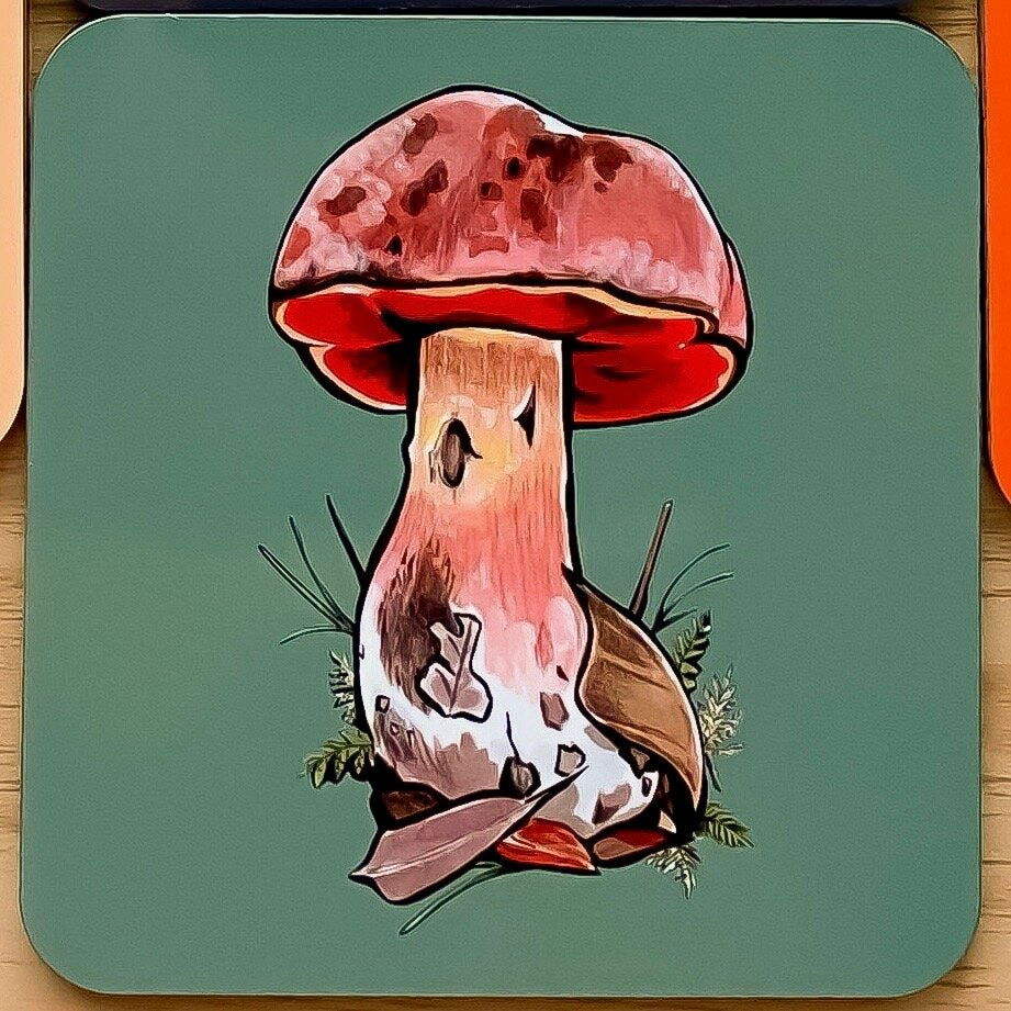 Mushroom coasters