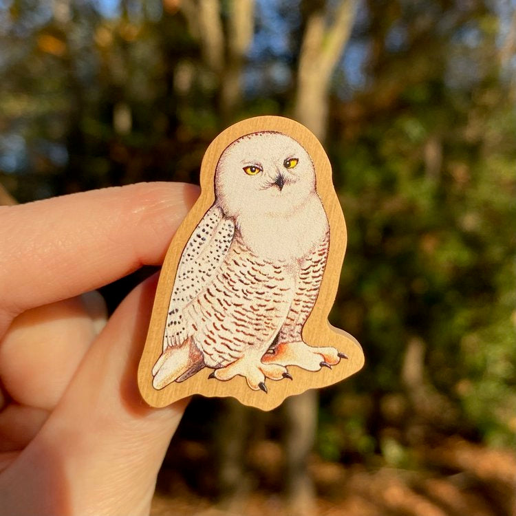 Snowy Owl Pin