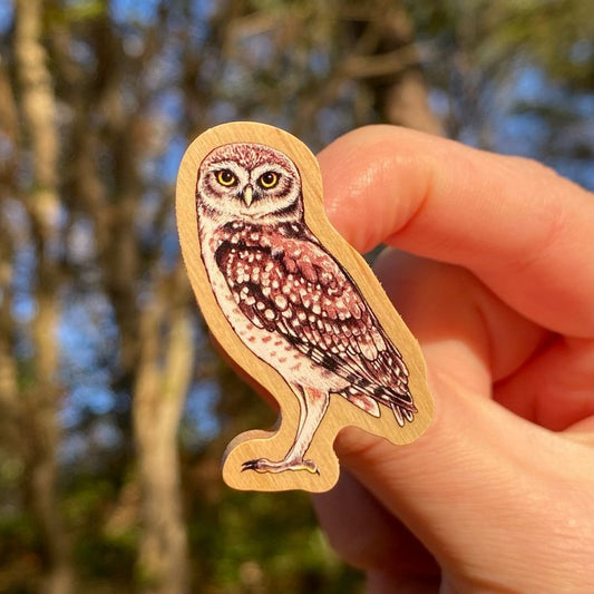 Burrowing Owl Pin