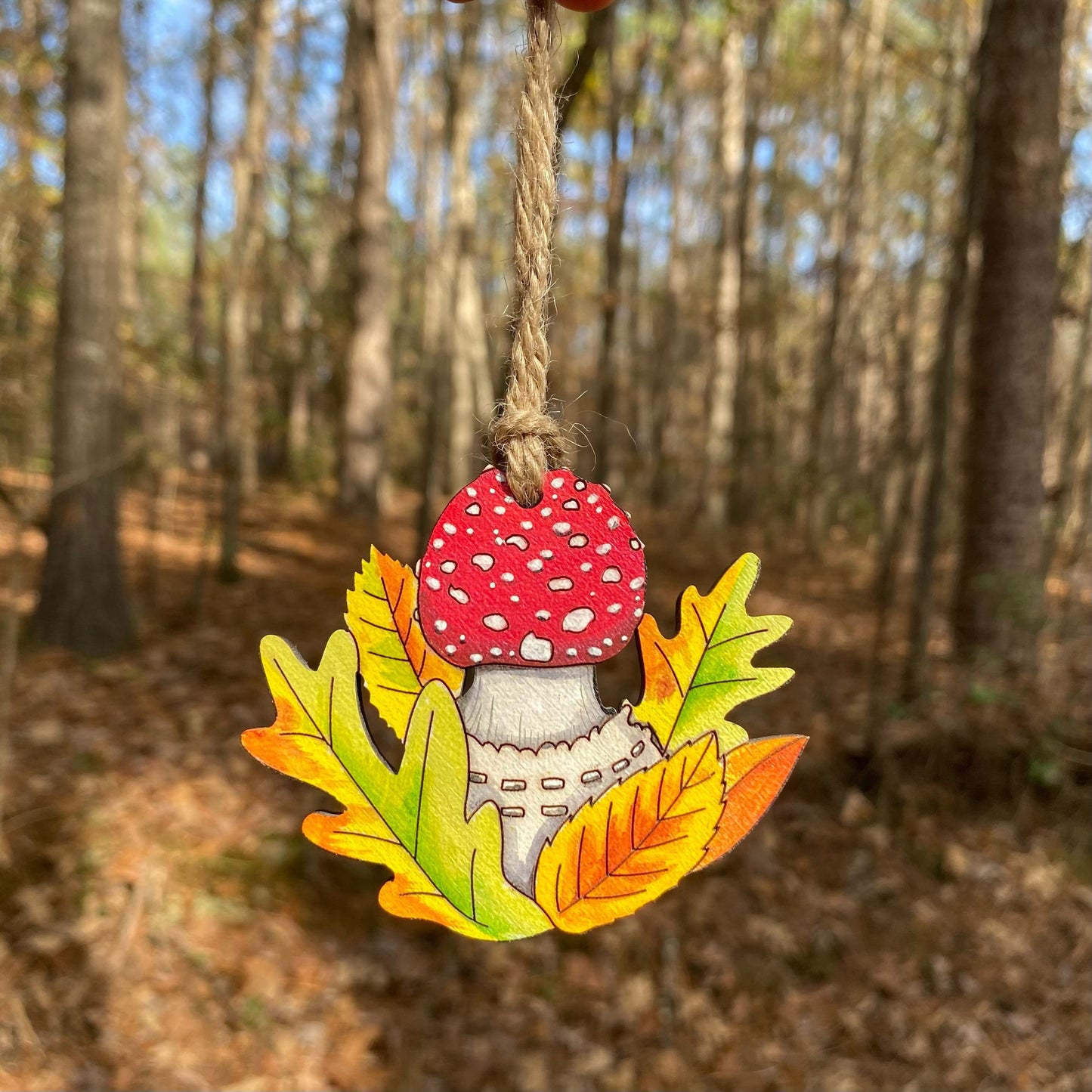 Fly Agaric Hand-painted Ornament