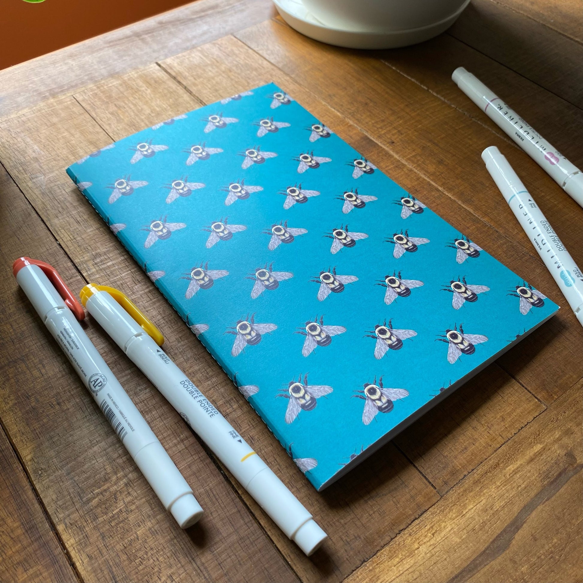 A handmade notebook 