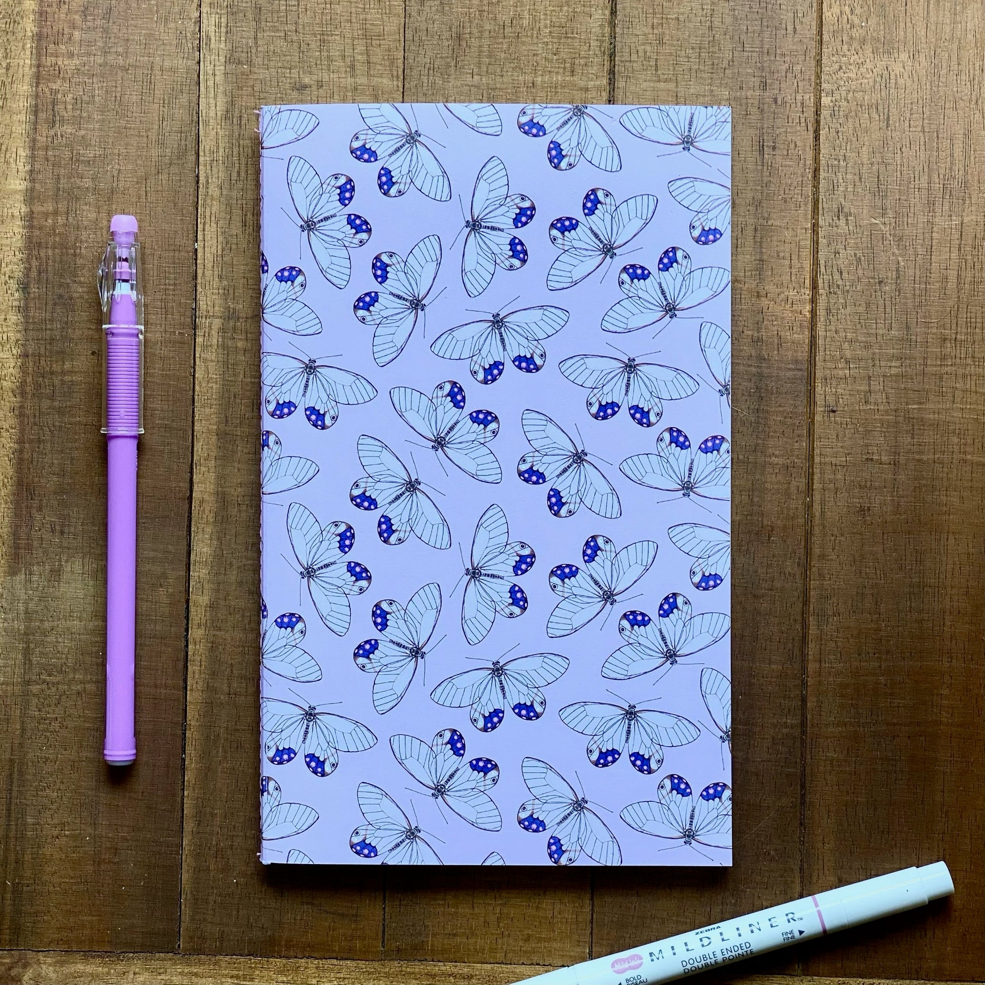 A handmade notebook 