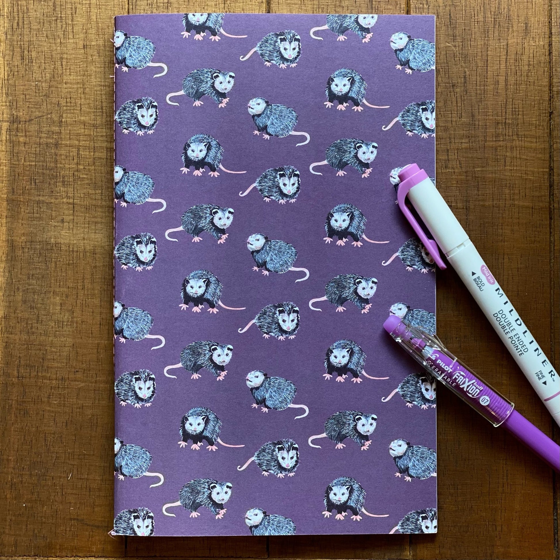 A handmade notebook 