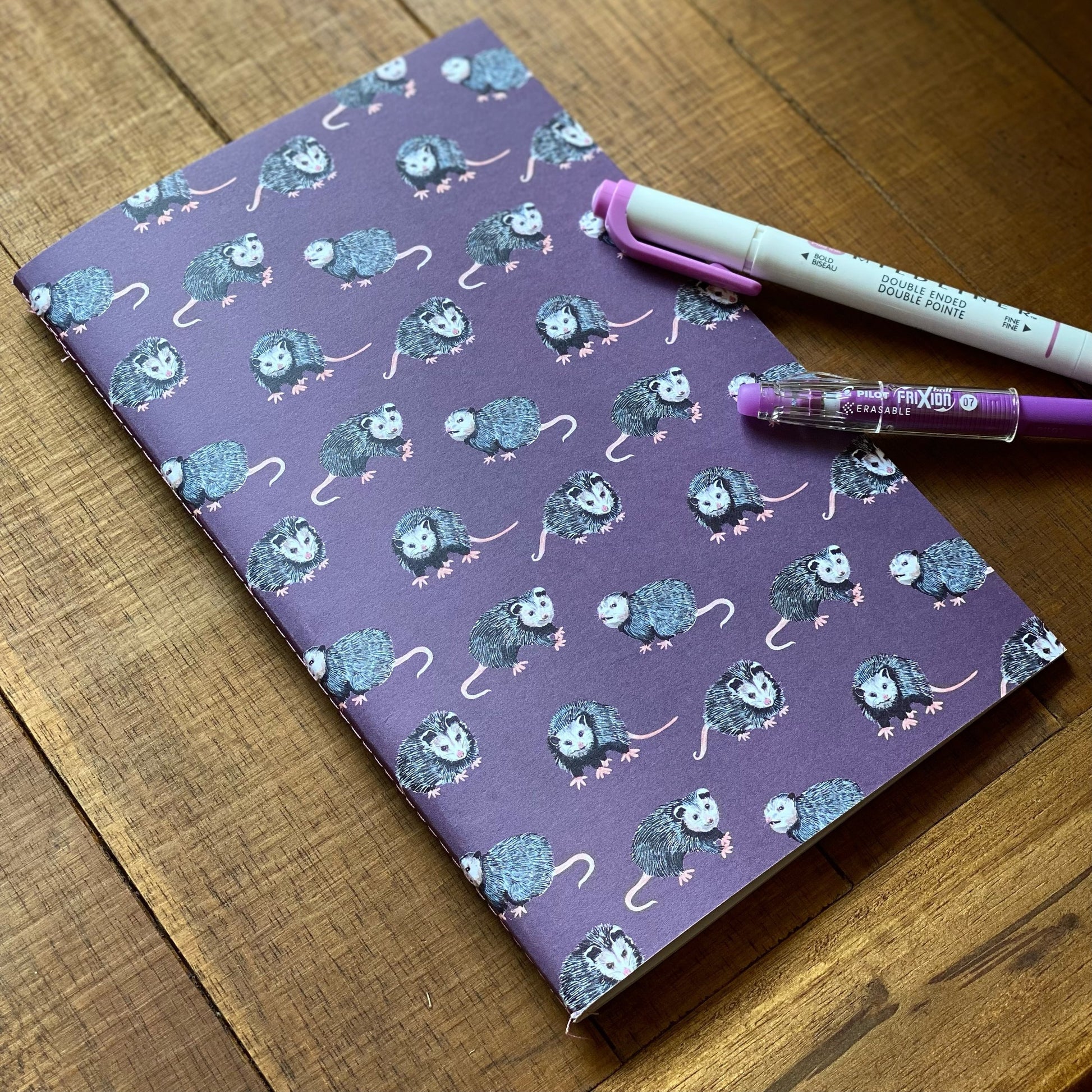 A handmade notebook 