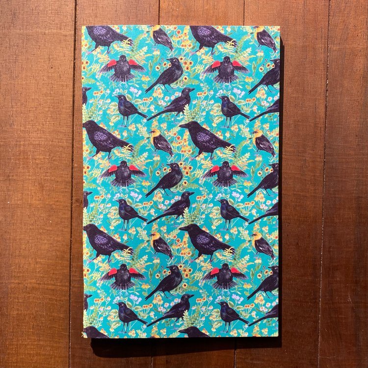 A handmade notebook 