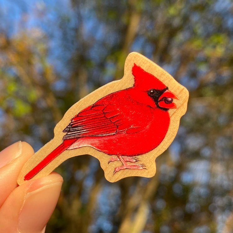 Northern Cardinal Pin
